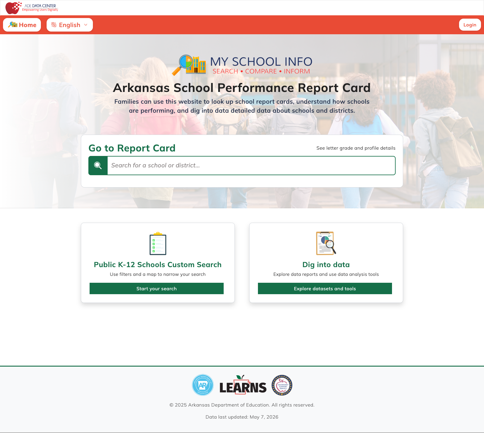 My School Info school search and report card