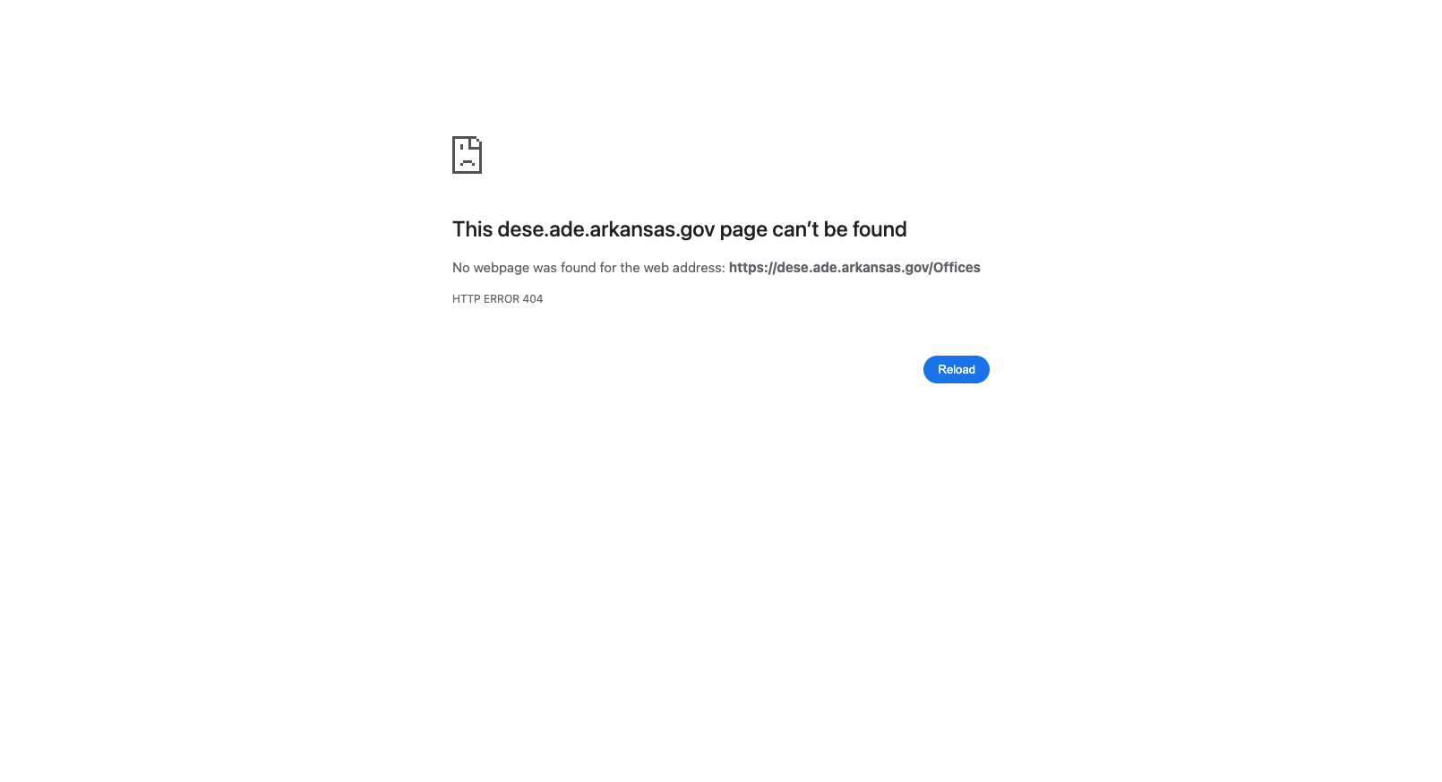 Multiple disconnected Arkansas education subdomains