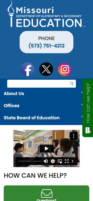 Mobile view at 375px showing clean responsive layout