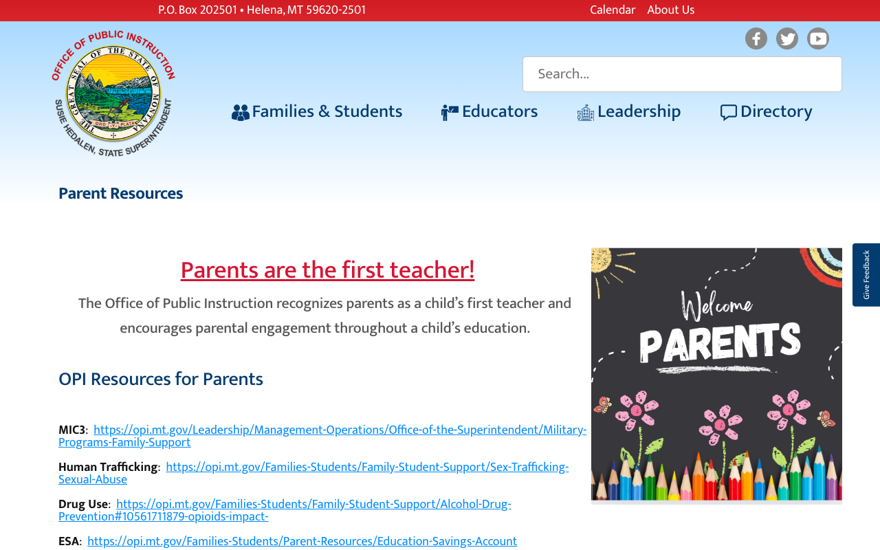 Parent Resources — Raw URLs as Link Text