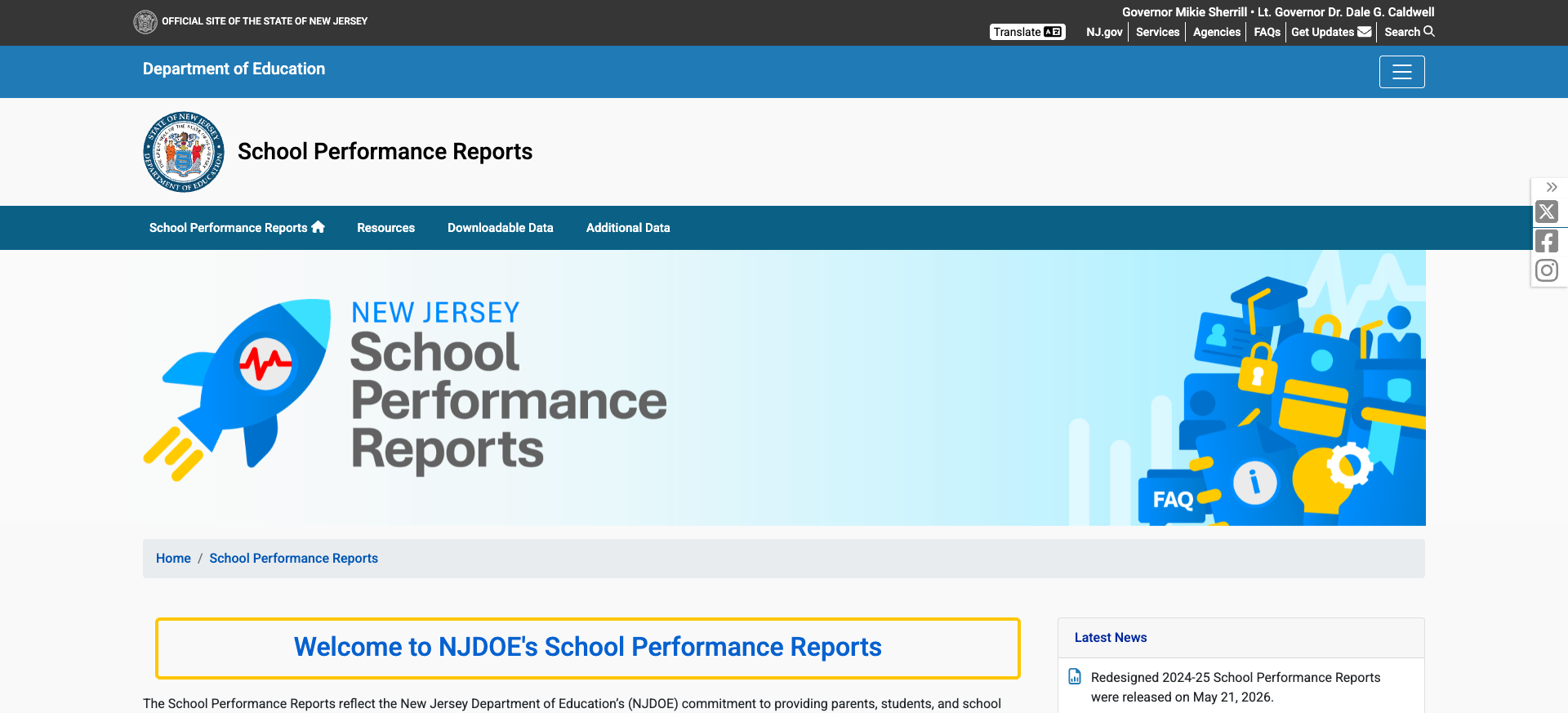 School Performance Reports